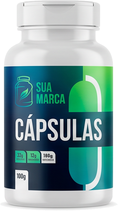 Pote de Cápsulas com a marca NRX LABS