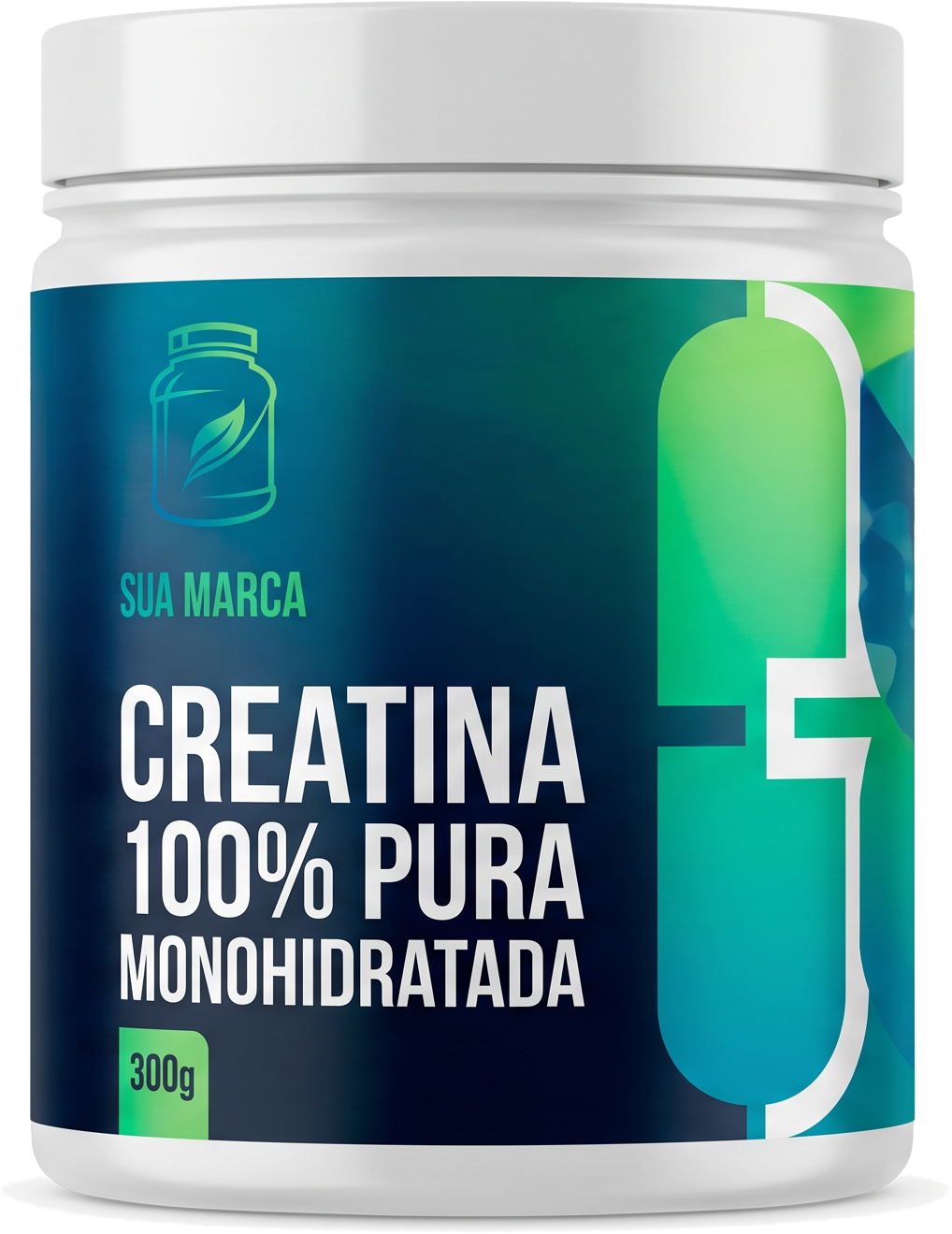 Pote de Creatina com a marca NRX LABS