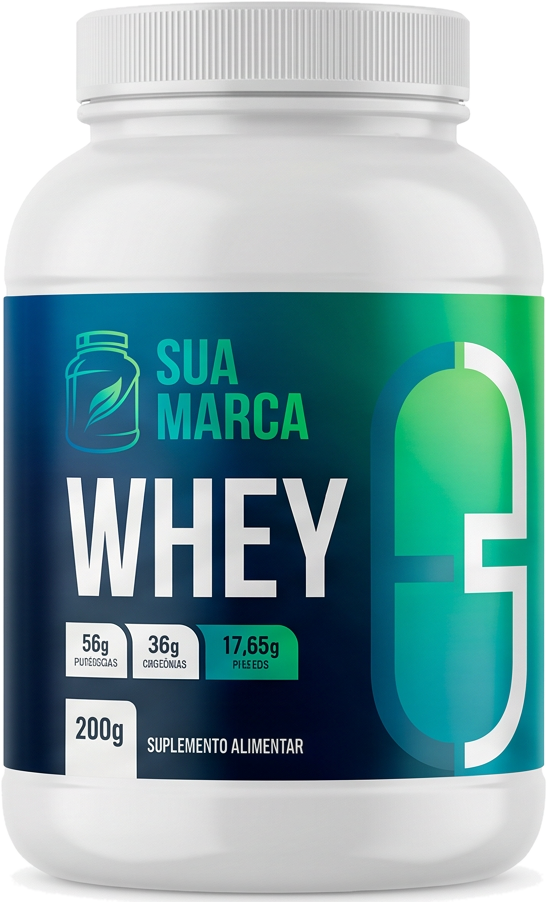 Pote de Whey com a marca NRX LABS